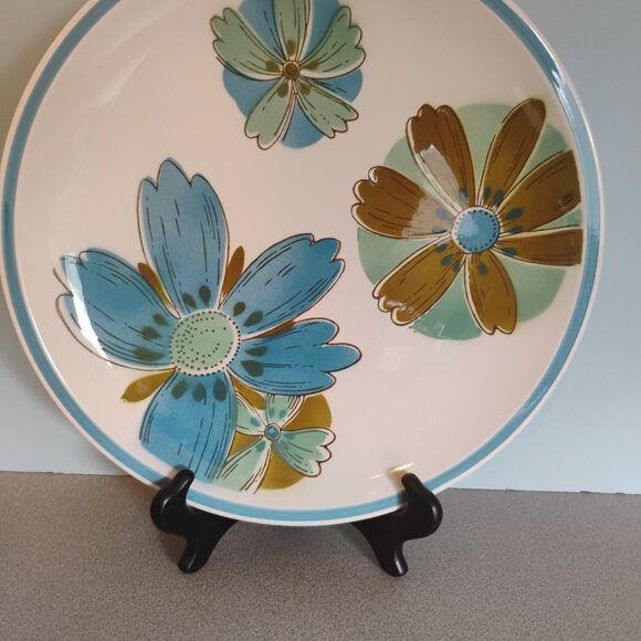 Ceramic Guild Esperanto Vintage Cabaret Pattern Large Platter/Chop Plate - Picture 3 of 4